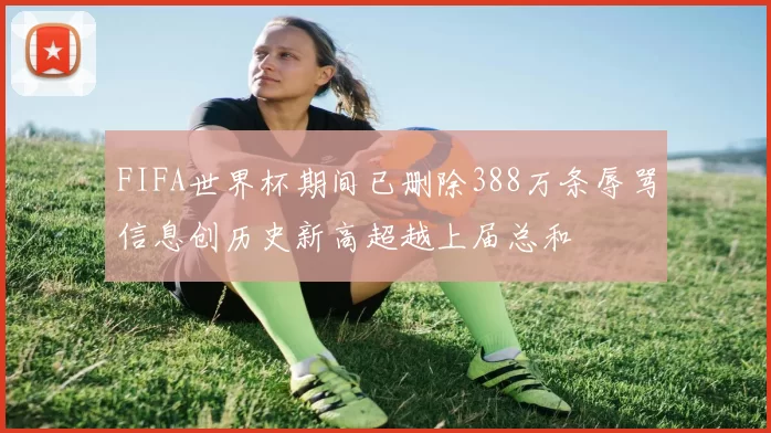 FIFA世界杯期间已删除388万条辱骂信息创历史新高超越上届总和